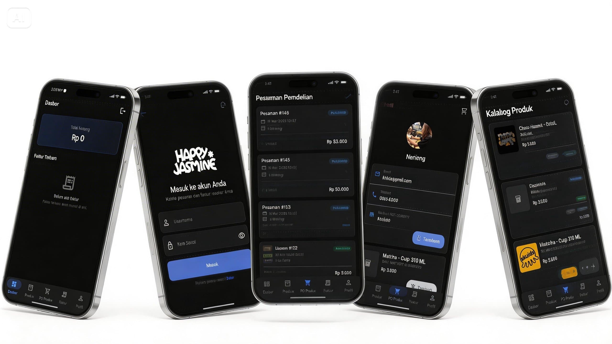 HJ Reseller APP project preview